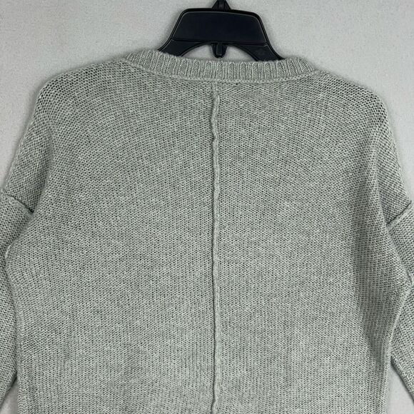 Wooden Ships Sweater Womens Extra Small Gray Mohair Wool Minimal Quiet Luxury - Picture 7 of 12